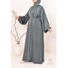 Abaya Dubaï kimono green Neyssa Shop