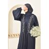 Abaya Dubai Kimono nachtblau Neyssa Shop