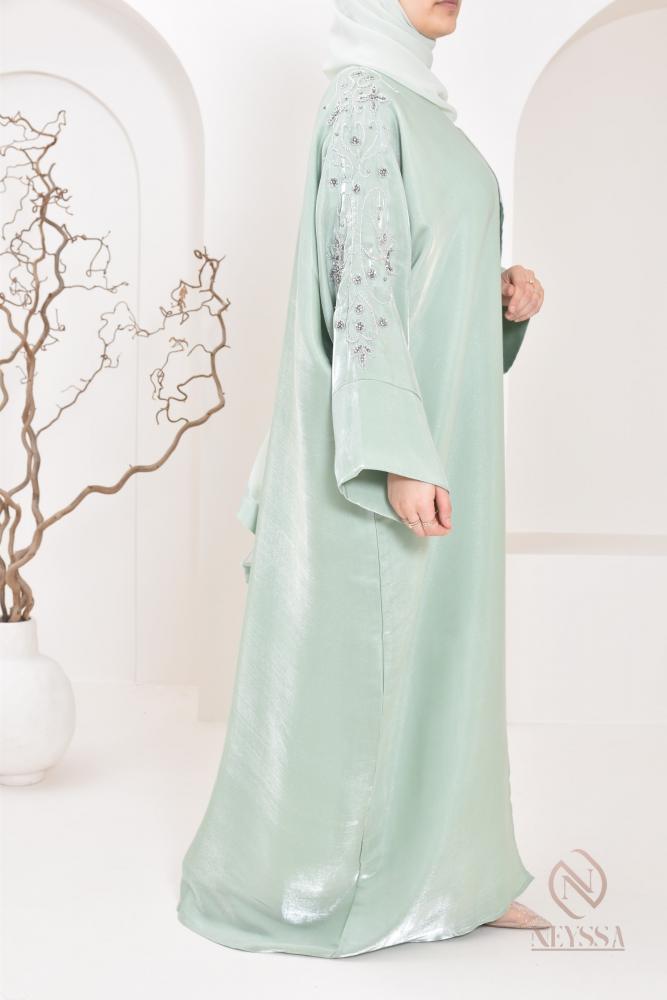 Abaya Kimono Dubai 3 Stück Organza Neyssa Shop