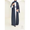 Abaya Dubaï JAWAARA Bleu Nuit Neyssa Shop