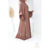 Abaya Dubaï Marron Glacé