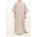 Children's short-sleeved Qamis AMYR Nude
