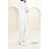 2-piece long-sleeved Qamis SELIM white