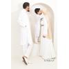 2-piece long-sleeved Qamis SELIM white