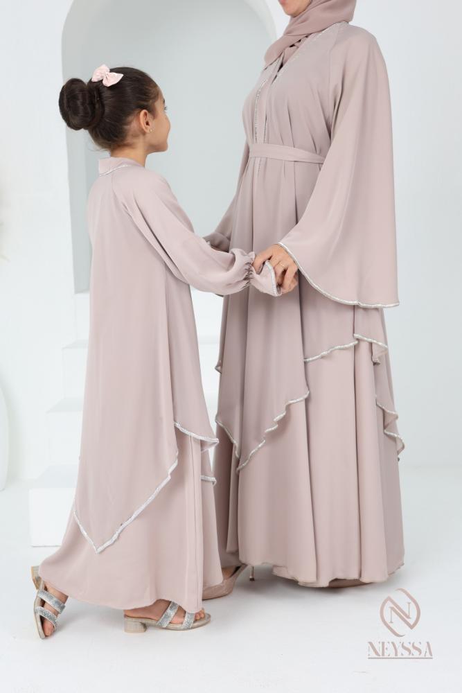 Abaya fille Dubaï Vert Neyssa Shop