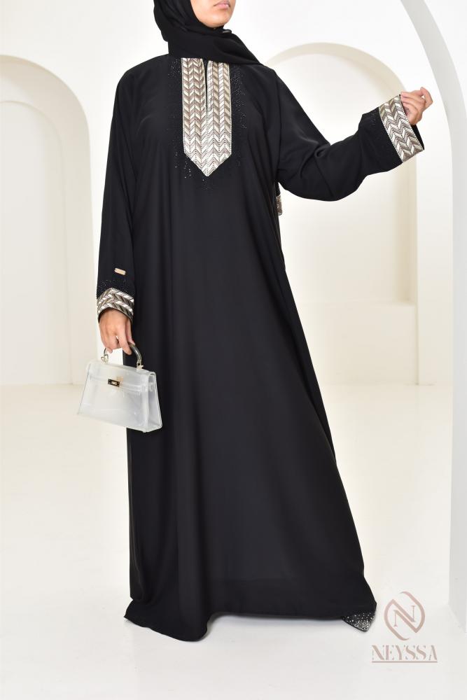 Abaya Dubai Schwarz