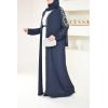 Abaya kimono Dubai Saphyra blue