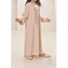 Abaya Mutter oder Tochter Beige