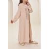 Abaya mère ou fille Beige