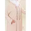 Abaya Mutter oder Tochter Beige