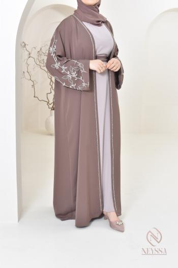 Pleated Modest Blouse Shirt Tops For Muslim Women Islamic Plain Blouses  Elegant Ladies Summer Short Dress Femme Islam Clothing