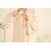 Abaya Hijab Embedded bestickt Mawazine beige