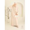 Abaya Hijab Embedded bestickt Mawazine beige