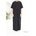 Short-sleeved Qamis AMYR Black