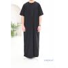 Short-sleeved Qamis AMYR Black