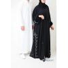 Abaya Dubaï Noire Neyssa