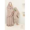 Mother or daughter prayer dress Yasemine Taupe