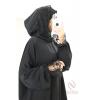 Box abaya hijab intégré DENTELLA noir