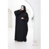 Box abaya hijab intégré DENTELLA noir