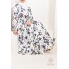 Blue floral long dress Neyssa-Shop