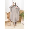 Burkini large size butterfly RAWAA light Taupe