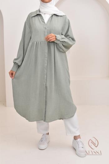 Chemise oversize longue pour femmes musulmane NEYSSA Neyssa Boutique