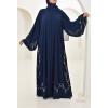 Abaya Dubaï Bleu Nuit