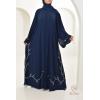 Abaya Dubaï Bleu Nuit