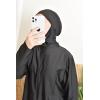 Burkini zipp large size Indonesia Black