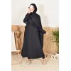 Burkini long hijab slip-on Al Nakheel black