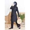Burkini long hijab à nouer CAPPADOCE Noir